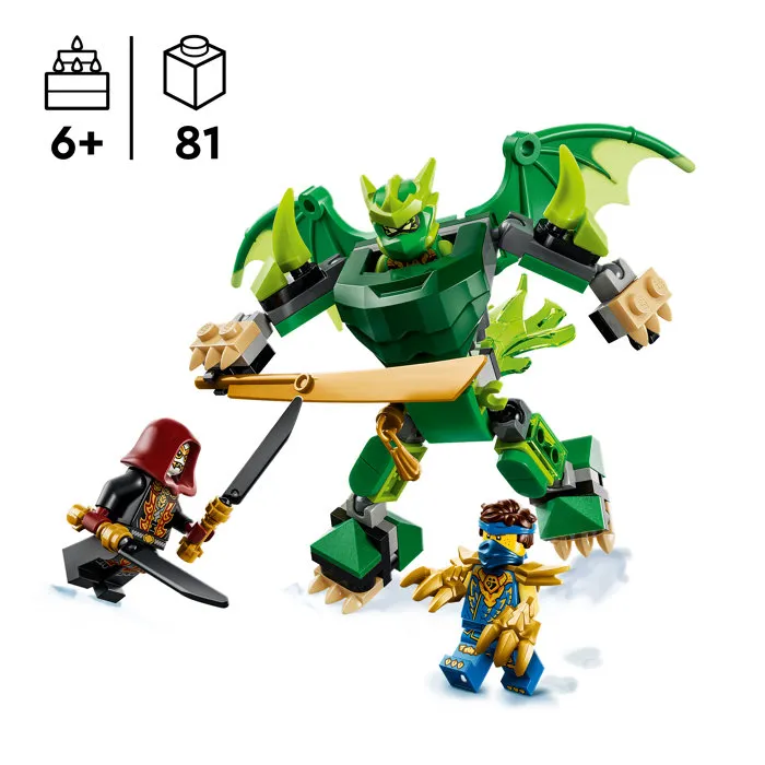 Lego 71862 Pack de Combat le Robot Dragon de Lloyd - Jeu Ninja 6 Ans Cadeau - NINJAGO Saison 4 Lego 71862 Pack de Combat le Robot Dragon de Lloyd - Jeu Ninja 6 Ans Cadeau - NINJAGO Saison 4