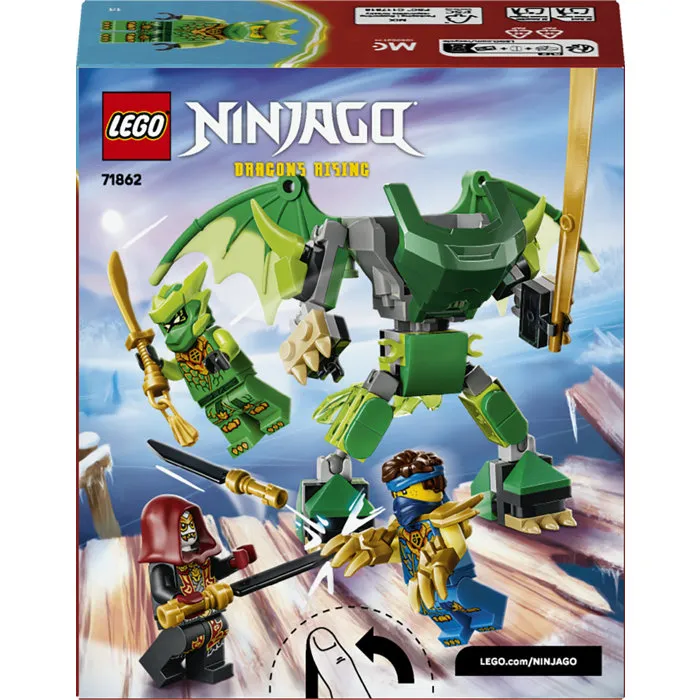 Lego 71862 Pack de Combat le Robot Dragon de Lloyd - Jeu Ninja 6 Ans Cadeau - NINJAGO Saison 4 Lego 71862 Pack de Combat le Robot Dragon de Lloyd - Jeu Ninja 6 Ans Cadeau - NINJAGO Saison 4