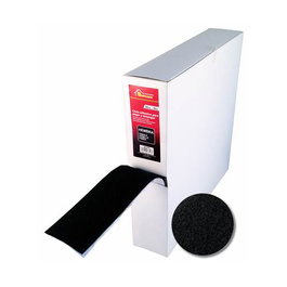 Burcasa Ruban de fermeture adhésif femelle 50mm noir, boîte de 25