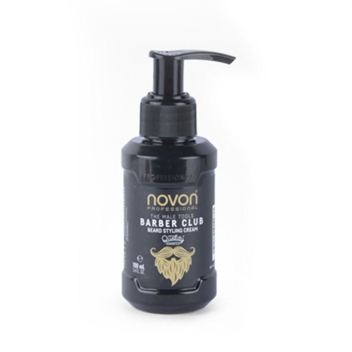 Novon - Crème de Styling pour Barbe Barber Club - Pour Modeler, Donner du Brillant et Fixer - Flacon de 100 ml Novon - Crème de Styling pour Barbe Barber Club - Pour Modeler, Donner du Brillant et Fixer - Flacon de 100 ml