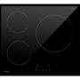 Oceanic Table de cuisson induction 3 foyers Noir