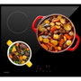 Oceanic Table de cuisson induction 3 foyers Noir