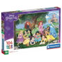 CLEMENTONI Puzzle 104 Pièces Princeses Disney pour Enfants - Dimensions 37,9 x 26,9 cm