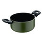 San Ignacio Casserole en aluminium pressé avec couvercle Induction Ø20 x 10 cm Vert