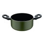 San Ignacio Casserole en aluminium pressé avec couvercle Induction Ø20 x 10 cm Vert