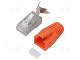 LOGILINK Connecteur RJ45 mâle blindé Cat 6a/Cat 7 MP0078