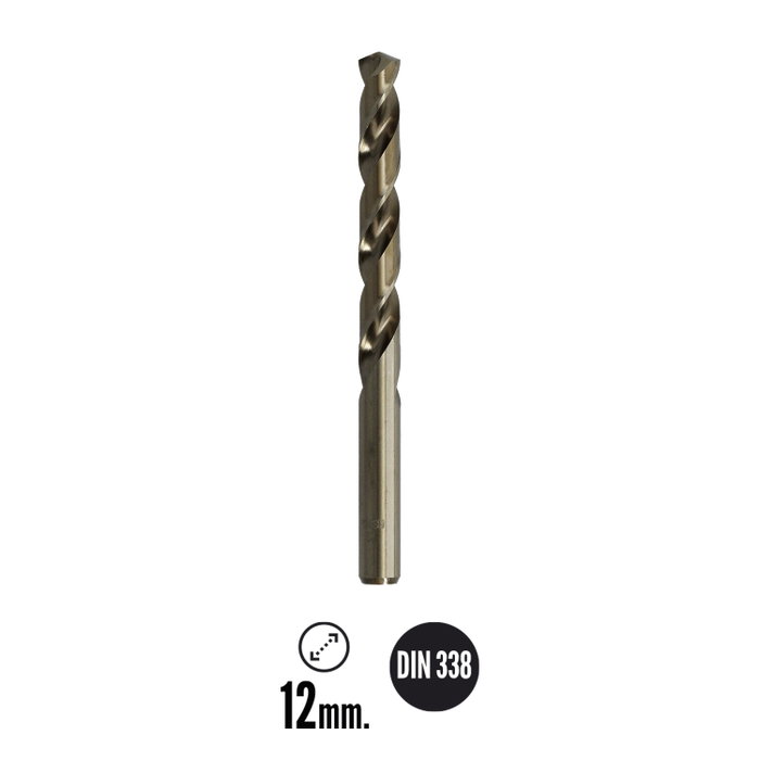 WOLFPACK LINEA PROFESIONAL Foret cobalt HSS cylindrique 12,0 mm
