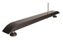 B-Tech BT8380-BASE Pied de colonne métallique ajustable avec embase de nivellement noir, pour chariots et structures de support d'écran