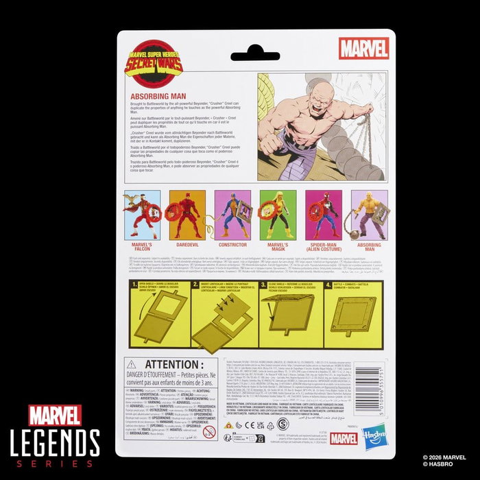 Hasbro Marvel Legends Absorbing Man figurine Secret Wars 15 cm