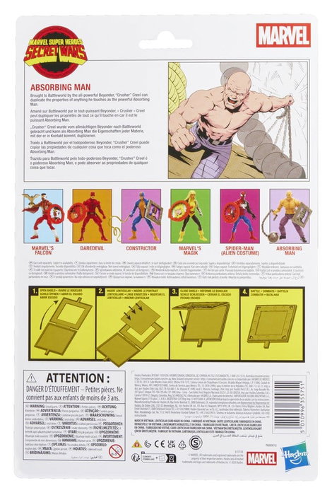 Hasbro Marvel Legends Absorbing Man figurine Secret Wars 15 cm