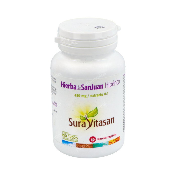 SURA VITASAN Millepertuis (Hierba de San Juan) 450mg 60 capsules SURA VITASAN Millepertuis (Hierba de San Juan) 450mg 60 capsules