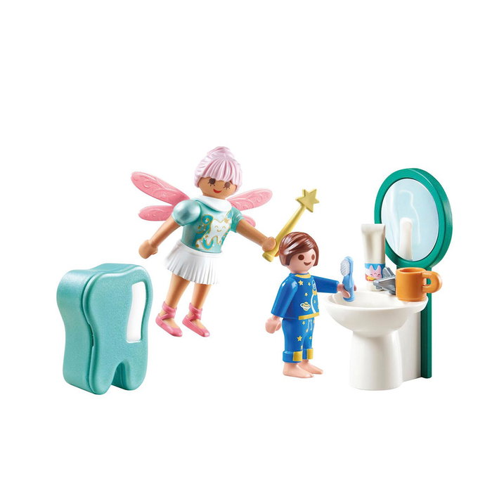 PLAYMOBIL Figurine Hada De Los Dientes 71967 - Coffret Cadeau avec Accessoires pour Soins Dentaires - Jouet pour Enfants Dès 4 Ans