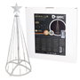 GSC Evolution Arbre LED Isoka 1,2 m, 8 fonctions, Lumière chaude, Argenté