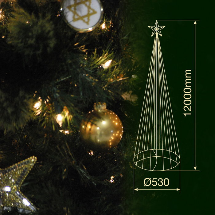 GSC Evolution Arbre LED Isoka 1,2 m, 8 fonctions, Lumière chaude, Argenté GSC Evolution Arbre LED Isoka 1,2 m, 8 fonctions, Lumière chaude, Argenté