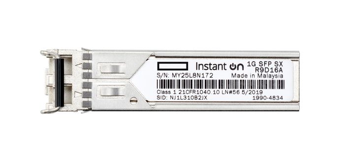 Hewlett Packard Enterprise Émetteur-récepteur SFP 1G LC SX Multimode OM2 500 m pour Aruba Instant On