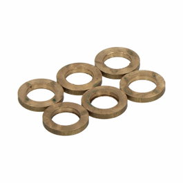 Edm Rondelles ovales OV02 en laiton, 14 x 14 x 2 mm