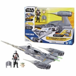 Hasbro Star Wars Epic Hero Series Vaisseau The Mandalorian's N-1 Starfighter avec figurines Grogu et Mandalorien