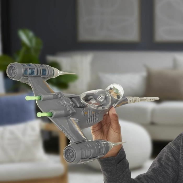 Hasbro Star Wars Epic Hero Series Vaisseau N-1 Starfighter de The Mandalorian avec figurines Grogu et Mandalorien