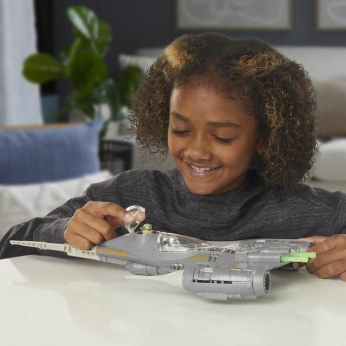 Hasbro Star Wars Epic Hero Series Vaisseau N-1 Starfighter de The Mandalorian avec figurines Grogu et Mandalorien