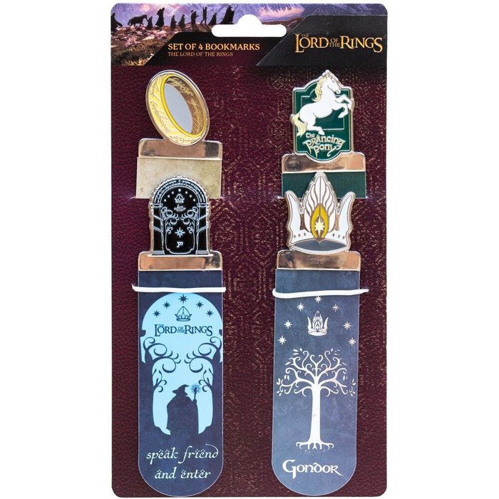 Grupo Erik Le Seigneur des anneaux Set de 4 marque-pages