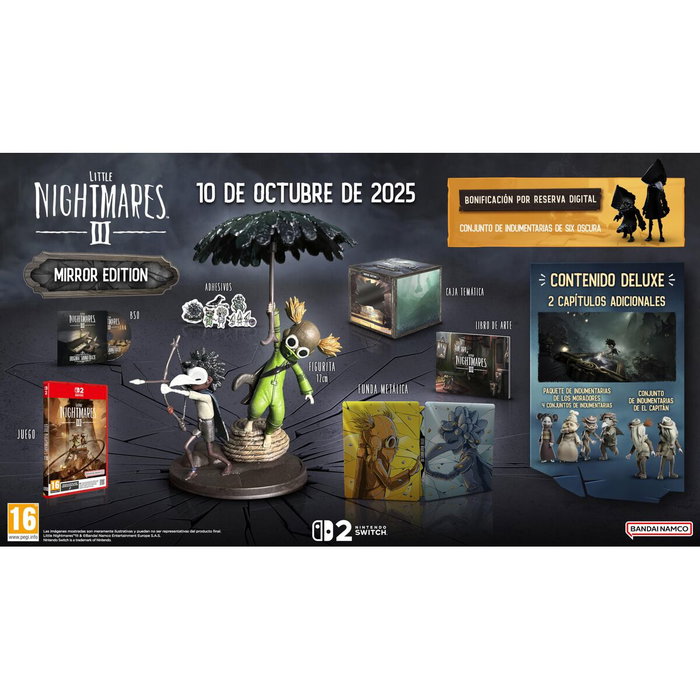 Bandai Namco Entertainment Little Nightmares III Édition Deluxe Limitée Nintendo Switch 2 Bandai Namco Entertainment Little Nightmares III Édition Deluxe Limitée Nintendo Switch 2