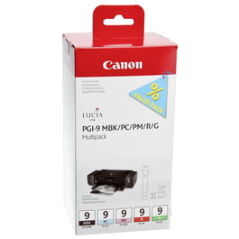 Canon Multipack de cartouches d'encre PGI-9 MBK/PC/PM/R/G