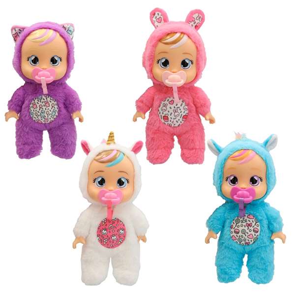 IMC Toys - Tiny Soft - Poupée bébé pleureuse parfum talc 27,5 cm en peluche - Modèles assortis - Jouet d'éveil pour enfant de 4 à 6 ans IMC Toys - Tiny Soft - Poupée bébé pleureuse parfum talc 27,5 cm en peluche - Modèles assortis - Jouet d'éveil pour enfant de 4 à 6 ans