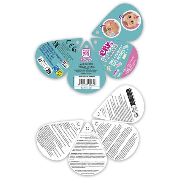 IMC Toys - Tiny Soft - Poupée bébé pleureuse parfum talc 27,5 cm en peluche - Modèles assortis - Jouet d'éveil pour enfant de 4 à 6 ans IMC Toys - Tiny Soft - Poupée bébé pleureuse parfum talc 27,5 cm en peluche - Modèles assortis - Jouet d'éveil pour enfant de 4 à 6 ans