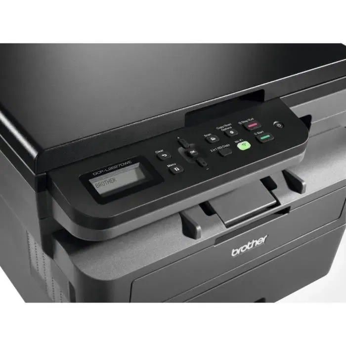 Brother DCP-L2627DWE - Imprimante multifonction laser monochrome 3-en-1 (impression, copie, numérisation) avec WiFi et recto-verso automatique - 32 ppm Brother DCP-L2627DWE - Imprimante multifonction laser monochrome 3-en-1 (impression, copie, numérisation) avec WiFi et recto-verso automatique - 32 ppm