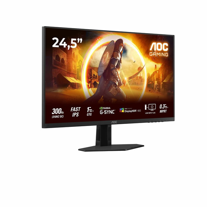 AOC 25G4SRE Écran PC Gaming 24.5 pouces Full HD 165 Hz 1 ms, HDMI/DisplayPort, Noyau de Jeu G4, Noir/Rouge AOC 25G4SRE Écran PC Gaming 24.5 pouces Full HD 165 Hz 1 ms, HDMI/DisplayPort, Noyau de Jeu G4, Noir/Rouge
