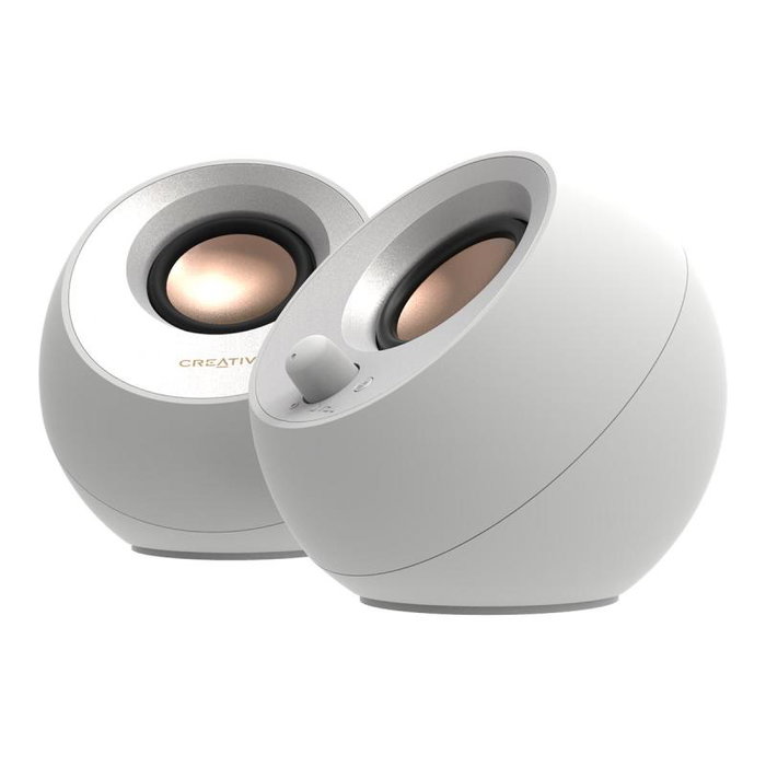 Creative Pebble V3 Enceinte PC Bluetooth 2.0 Blanc - 51MF1700AA002