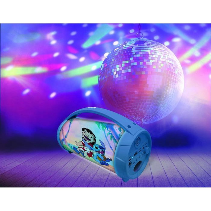 LEXIBOOK Enceinte Bluetooth Stitch Disney avec Micro Karaoké Bleu LEXIBOOK Enceinte Bluetooth Stitch Disney avec Micro Karaoké Bleu
