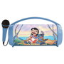 LEXIBOOK Enceinte Bluetooth avec microphone et fonction karaoke portable Stitch Disney - Connectivité USB, AUX, SD, batterie rechargeable