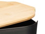 KINVARA Panera noire avec couvercle en bambou 4,5L
