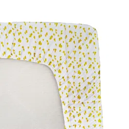 Domiva Drap Housse en Coton Jersey Savane pour Lit Bébé 60x120 cm Extensible, Imprimé Tendances, Certifié OEKO-TEX