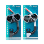 Bestway 24069 Masque et Tuba Adulte avec Valve de Purge, Silicone, Couleur Assortie, pour Plage et Piscine, +14 Ans