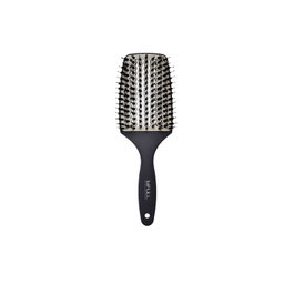 Bifull Cepillo ergonomique avec base en aluminium Onix - Céramique, ions négatifs, poils nylon et sanglier pour démêlage