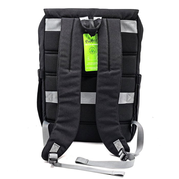 Ewent Mochila Trendy Roll EW2537 Vintage Unisex 27L 44x31x15cm pour PC Portable 16.1 pouces Oxford 900D