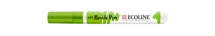 Ecoline Brush Pen Verde Primavera 665