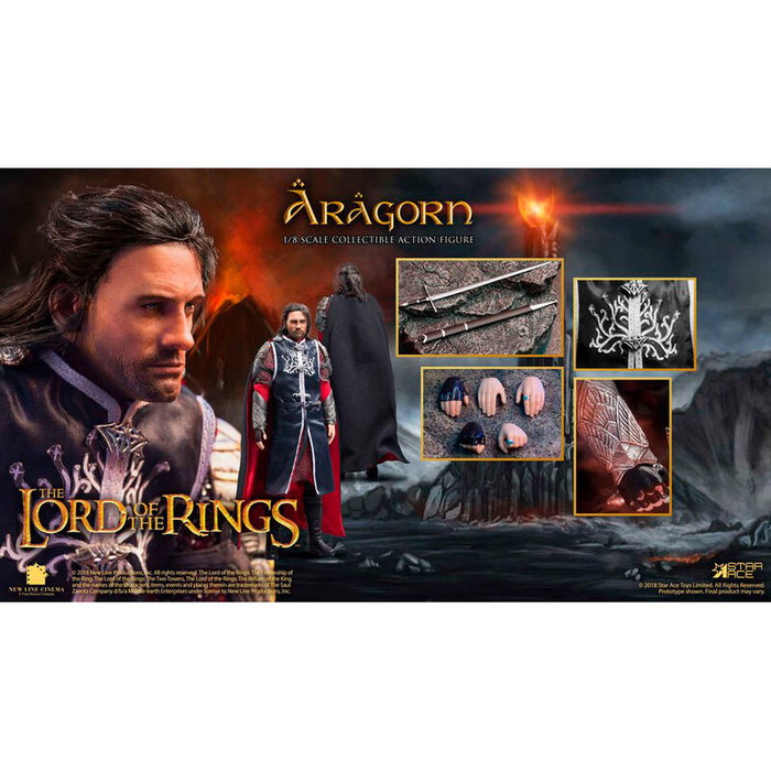STAR ACE Figure Real Master Aragorn Le Seigneur des Anneaux 23cm