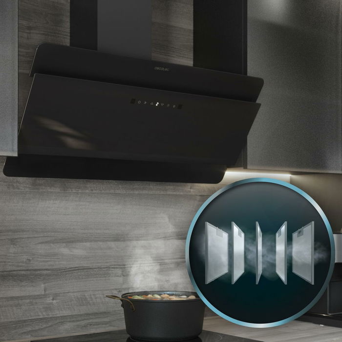 Hotte standard Cecotec Bolero Flux DT 908000 Noir Hotte standard Cecotec Bolero Flux DT 908000 Noir