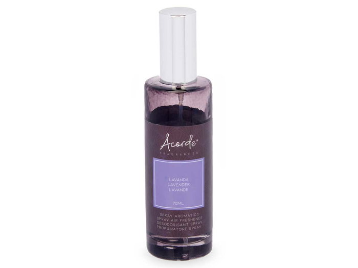 Acorde Aroma Hogar 70 ml Lavande et Ylang-Ylang 4.5 x 16 x 4.5 cm Transparent Violet (Set de 12)