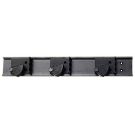 MAURER Pince porte balai triple noire
