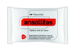 ANSO Lingettes d'hygiène anal, 10 unités