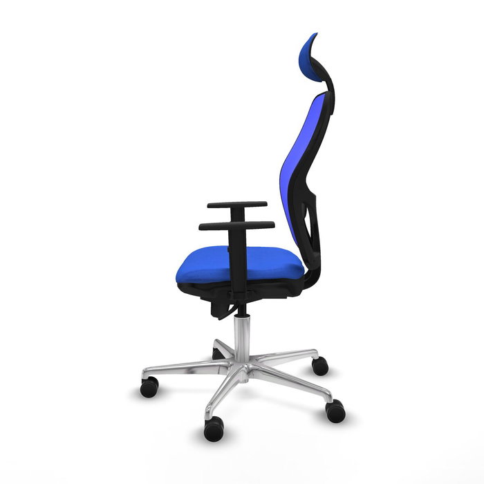 Piqueras y Crespo 1D086N1 Chaise de Bureau avec Appui-tête Bleu