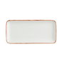 Ariane Plat Rectangulaire Terra Porcelaine Beige 36x16,5 cm