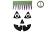 Sonic - Set Decoratif 7 Pièces Porte Halloween Citrouille avec Franges - Déco Adhésive pour Fêtes Maison Ecole