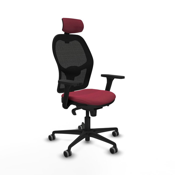 Piqueras y Crespo Chaise de Bureau avec Appui-tête Jorquera 3D036G2 Bordeaux Piqueras y Crespo Chaise de Bureau avec Appui-tête Jorquera 3D036G2 Bordeaux