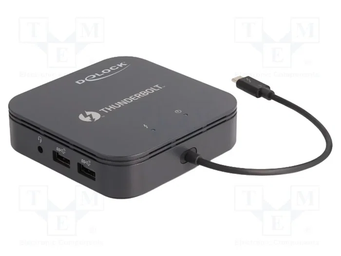 DELOCK Hub USB Thunderbolt 3, 7 ports, noir DELOCK Hub USB Thunderbolt 3, 7 ports, noir