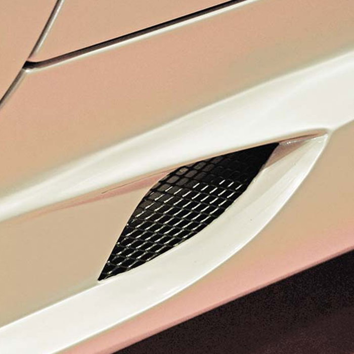 Foliatec Grille En Aluminium Medium-Meshée Noire 2 Pièces 20 X 60 cm FO34725 Voiture Course